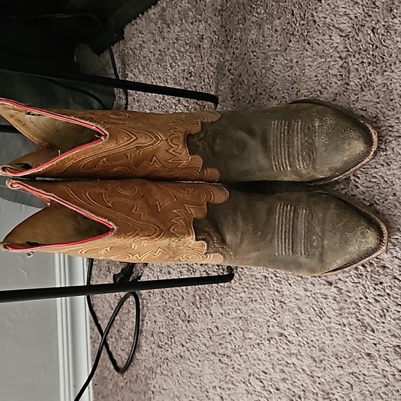 Justin Boots Suede Leather - Picture 2 of 15